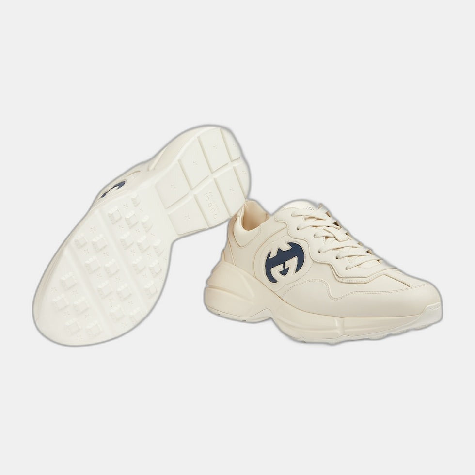 BASKETS EN CUIR RHYTON AVEC LOGO GUCCI POUR HOMME - #2