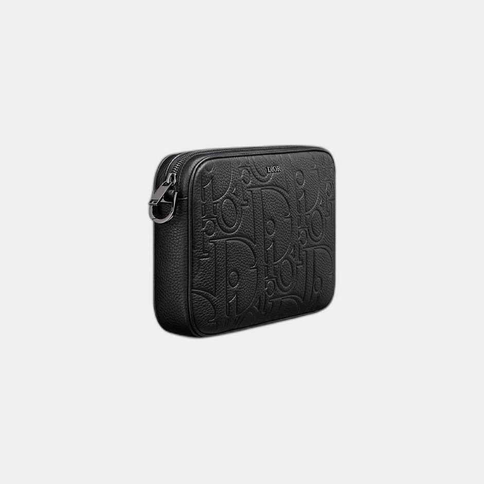 Triple Pouch Saddle Cuir