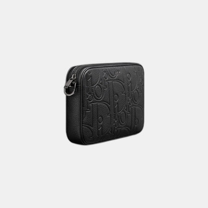 Triple Pouch Saddle Cuir