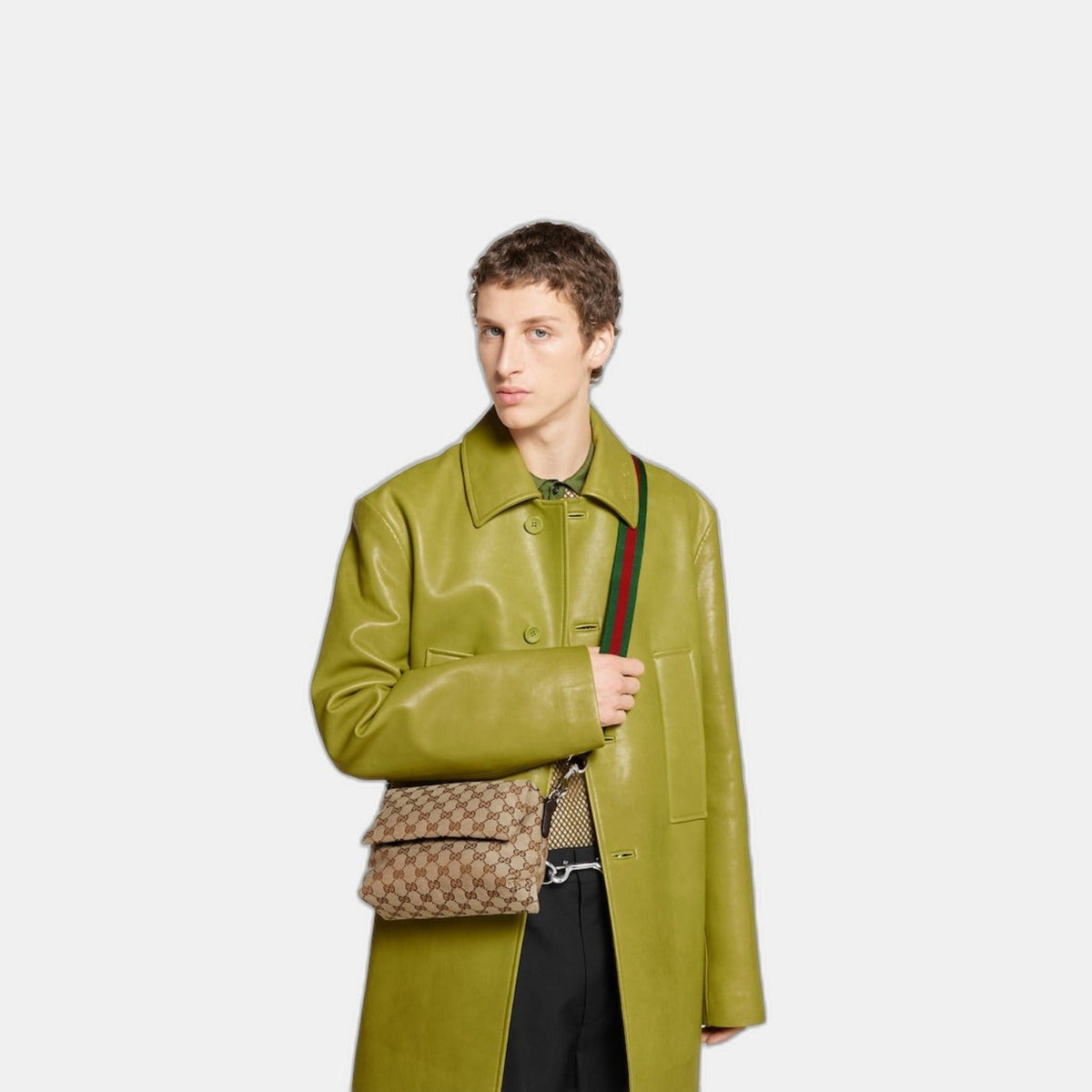 Sac à bandoulière en toile GG petit format - #2