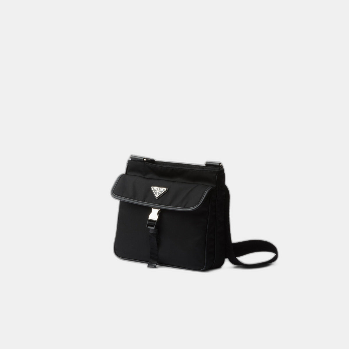 Sac porté épaule en Re-Nylon et cuir Saffiano - #10