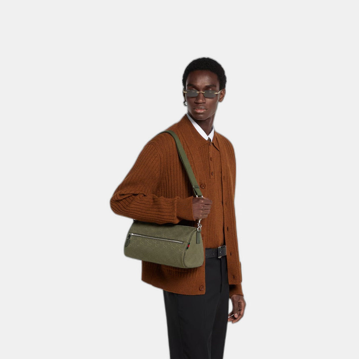 Sac cylindrique en toile GG petit format - #1