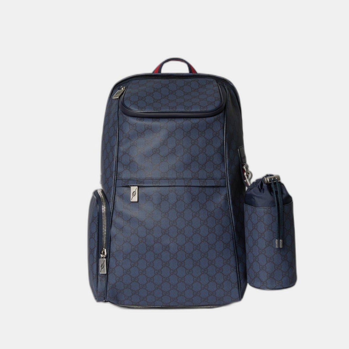 Sac à dos avec détail bande Web moyen format