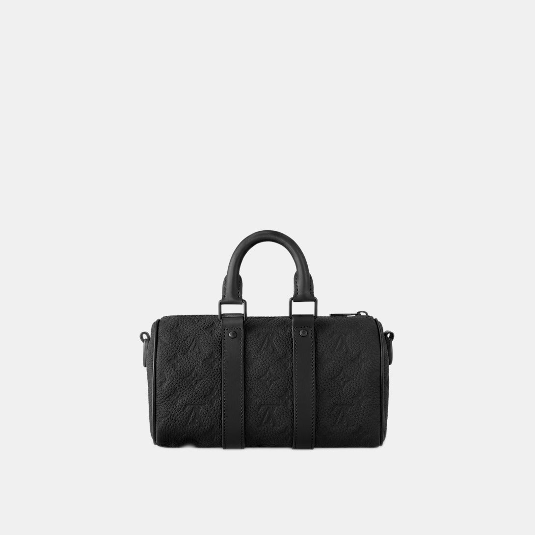 Sac Keepall Bandoulière 25 Noir Cuir