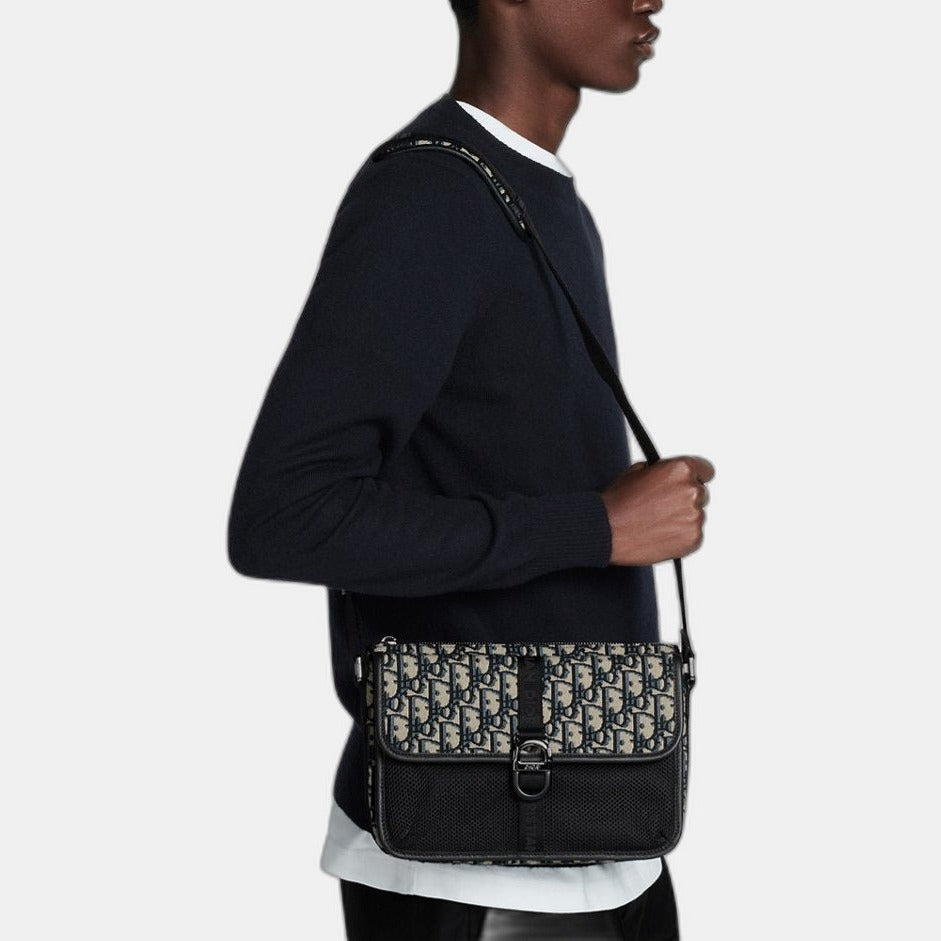 Sac bandoulière Dior 8 Noir et Beige