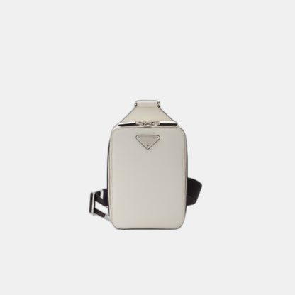 Sac Prada Brique en cuir Saffiano - #1