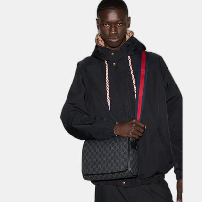 Sac à bandoulière GG Black moyen format - #2