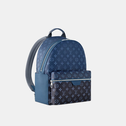 Sac à dos Discovery PM Toile Monogram Bleu et noir