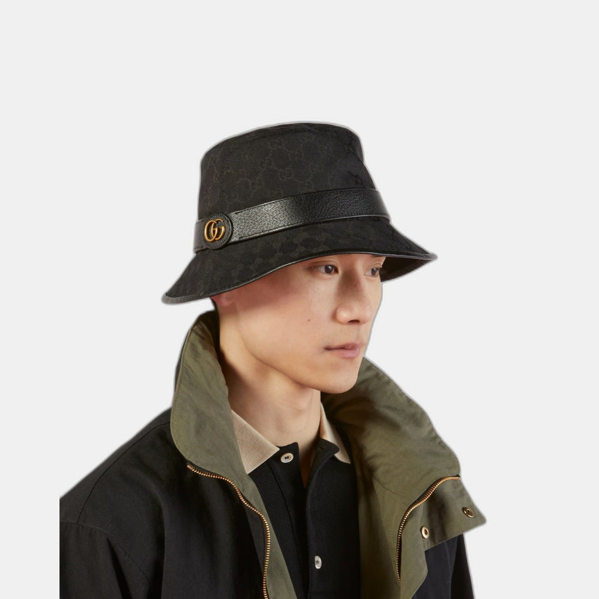 Chapeau bob en toile GG original