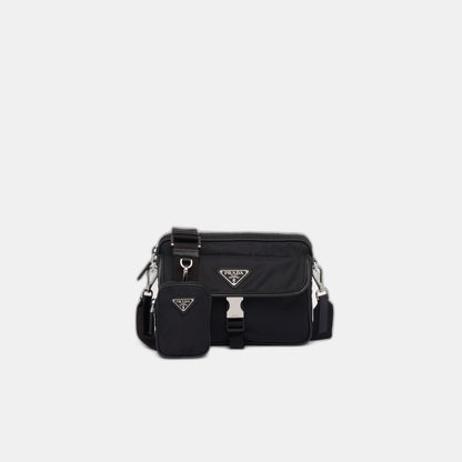 Sac porté épaule en Re-Nylon et cuir Saffiano - #8