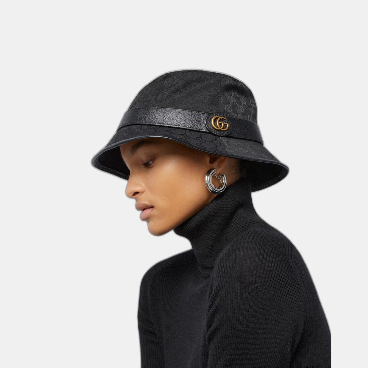Chapeau bob en toile GG original