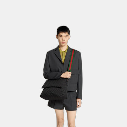 Sac à bandoulière en toile GG grand format - #1