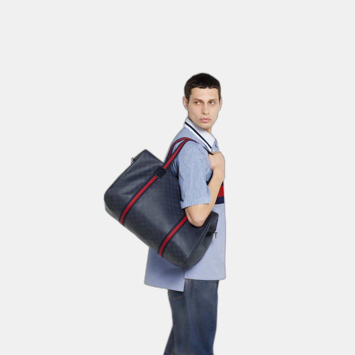Sac de voyage avec bande Web moyen format - #2