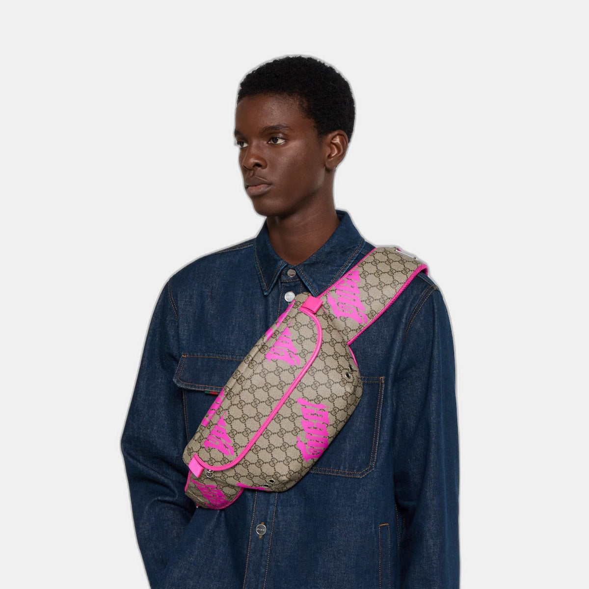 Sac ceinture avec imprimé grand format