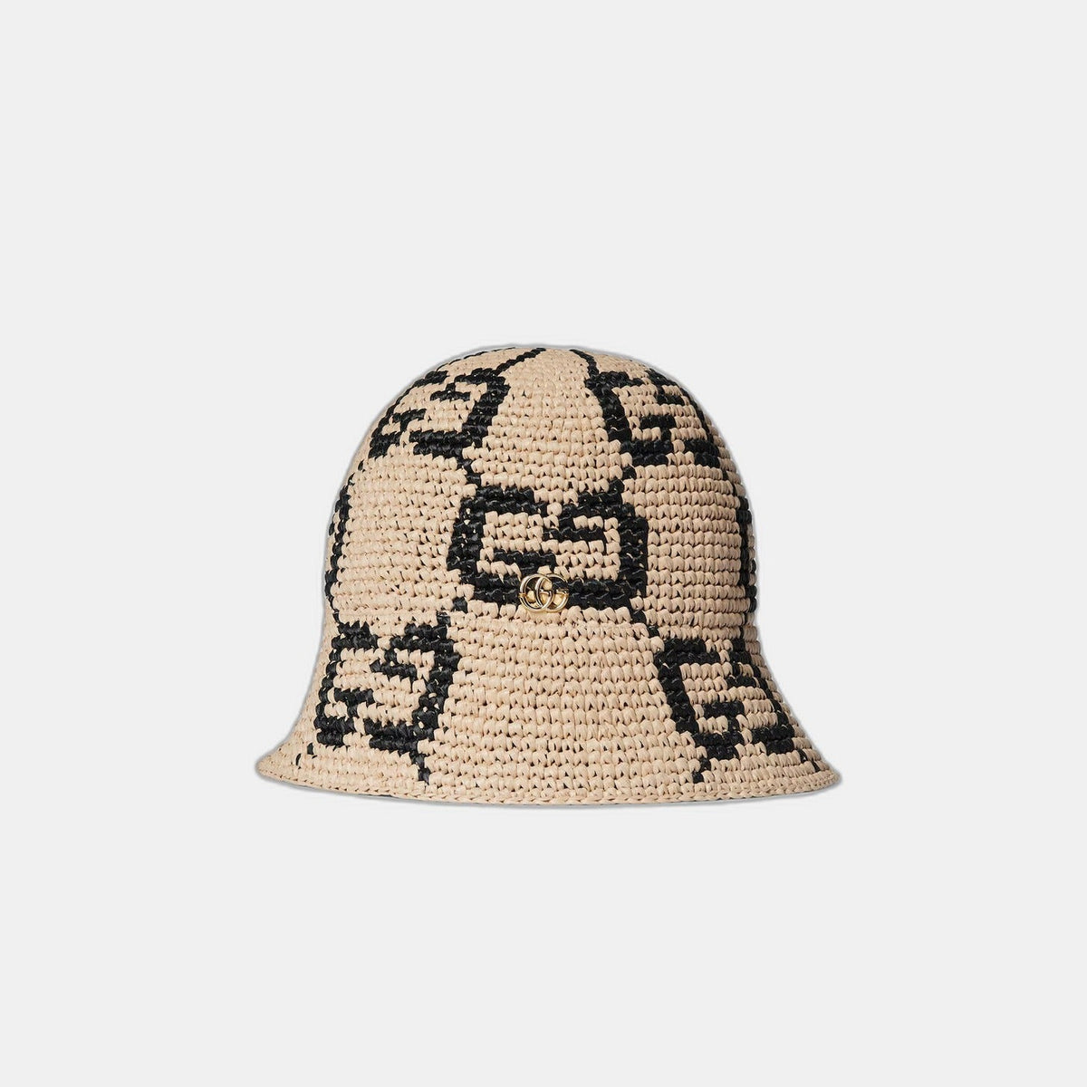 Chapeau cloche en paille GG