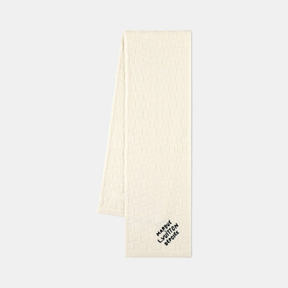 Bonnet et Écharpe Écharpe Damier Snug Crème