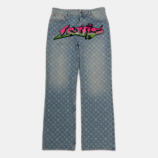 SS22 GRAFFITI BAGGY DENIM JEANS