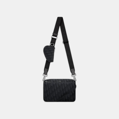 Triple Pouch Saddle Noir