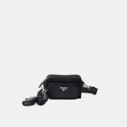 Sac porté épaule en Re-Nylon et cuir Saffiano - #2