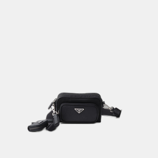 Sac porté épaule en Re-Nylon et cuir Saffiano - #2