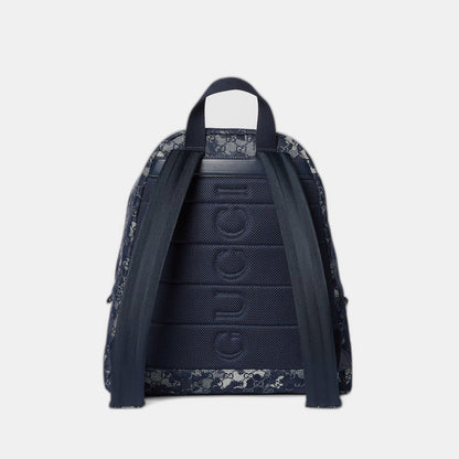 Sac à dos en denim GG grand format