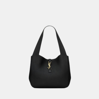 LE 5 À 7 BEA EN CUIR GRAINÉ - YSL (2)
