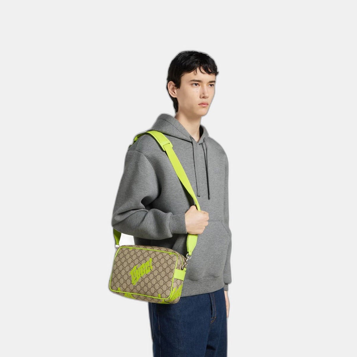 Sac à bandoulière avec imprimé moyen format