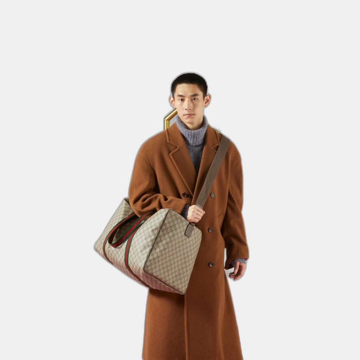 Sac de voyage avec bande Web grand format