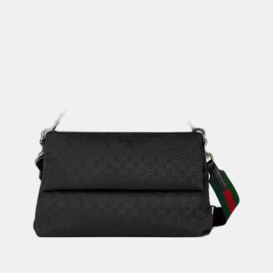 Sac à bandoulière en toile GG grand format - #1