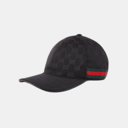 CASQUETTE DE BASE-BALL AVEC DÉTAIL BANDE WEB Noir