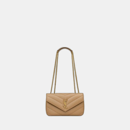 LOULOU SMALL EN CUIR MATELASSÉ - YSL
