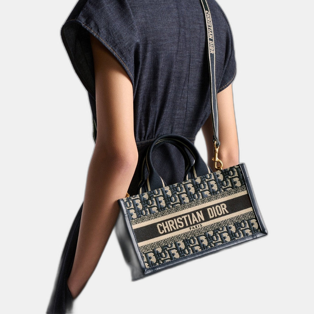 Sac Dior Book Tote East-West à bandoulière
