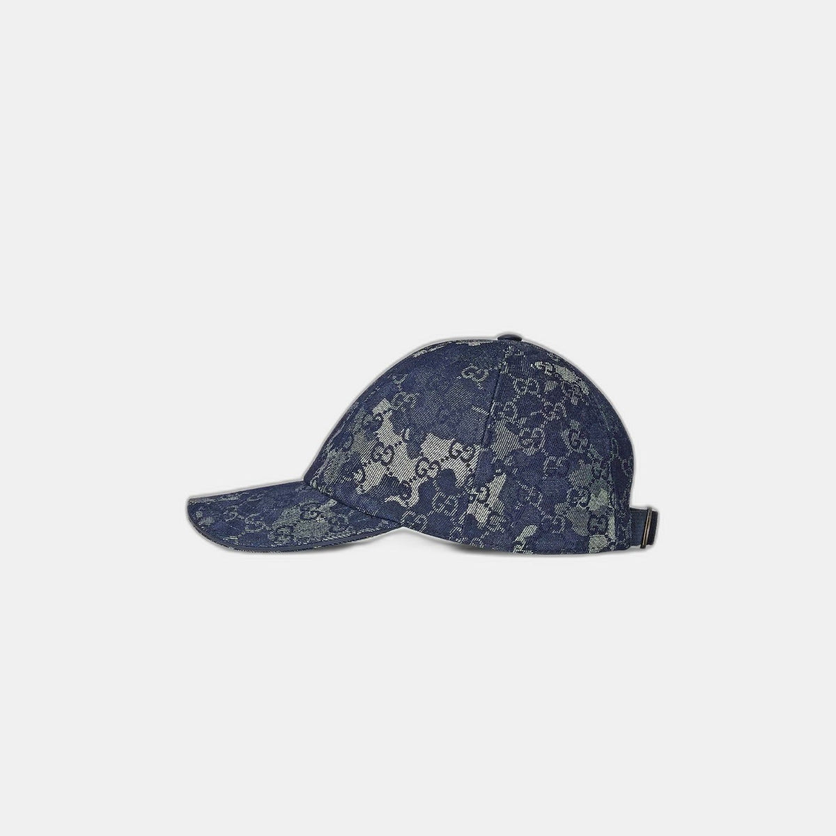 Casquette en denim GG avec détail bande Web