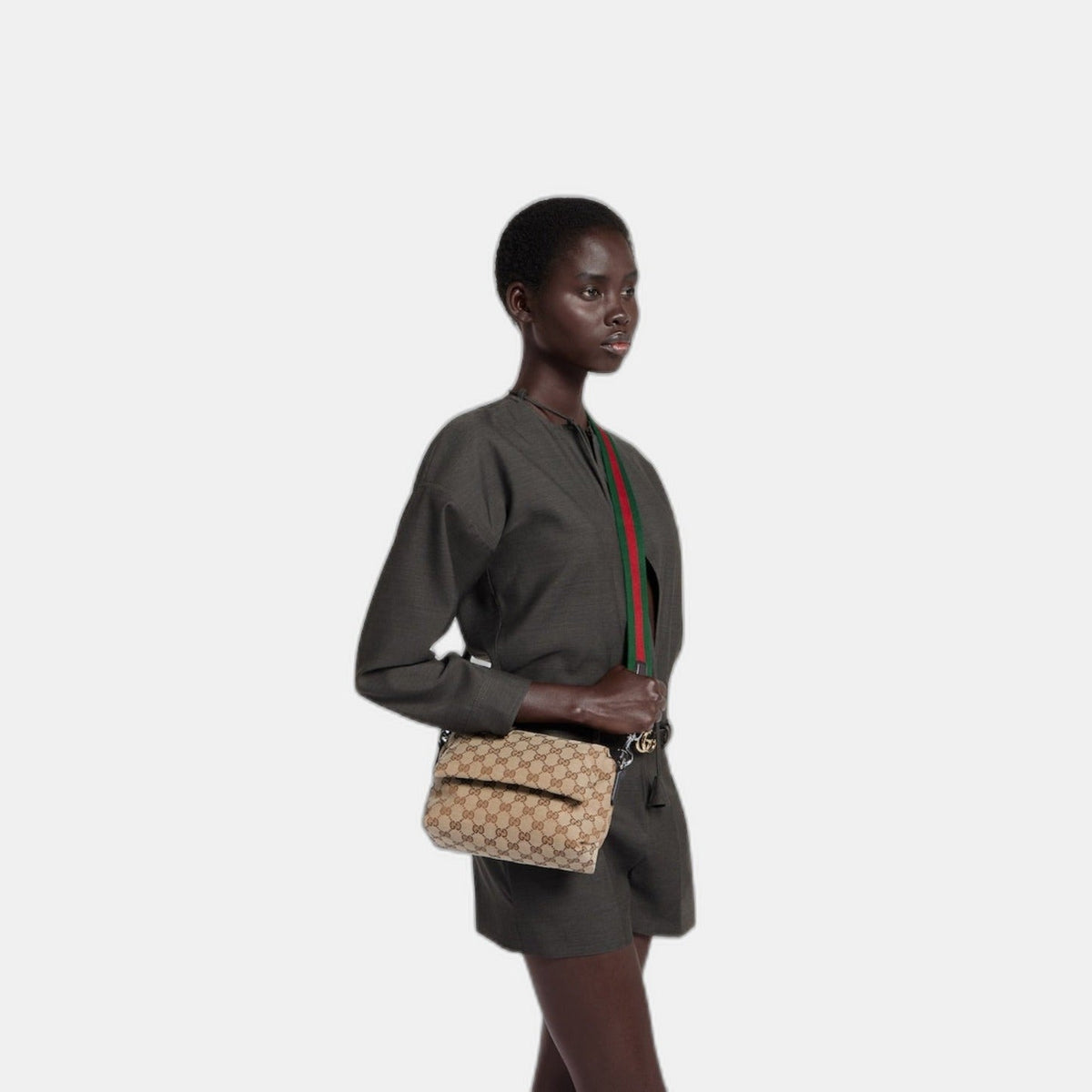 Sac à bandoulière en toile GG petit format - #2