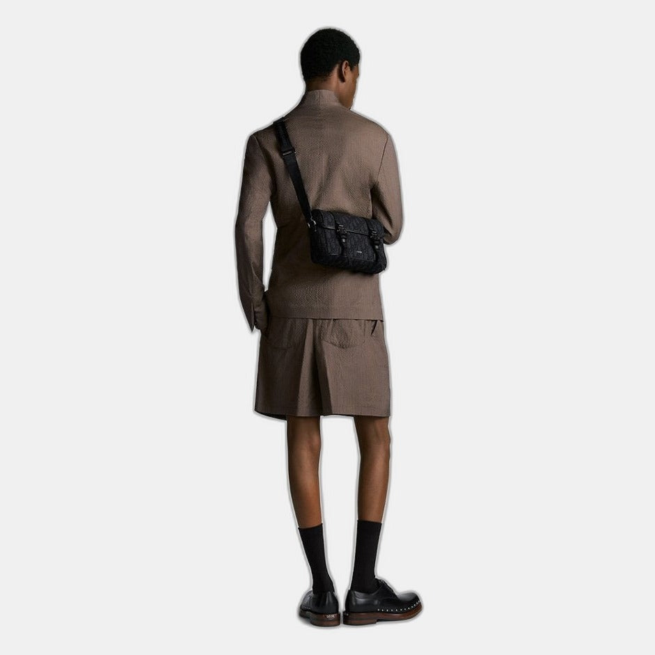 Sac Messenger à rabat Dior Hit The Road Noir