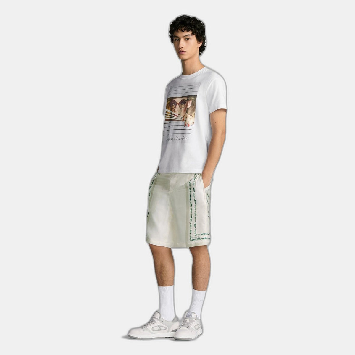 T-shirt imprimé Dior Heritage, coupe regular - Dior T