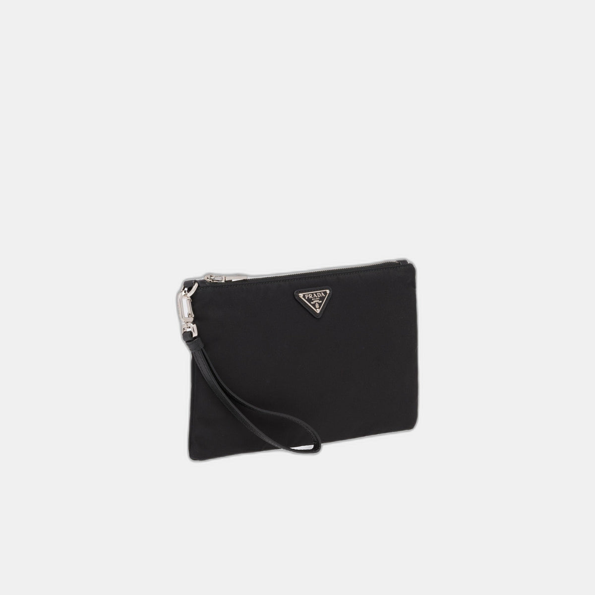 Pochette en Re-Nylon et cuir Saffiano