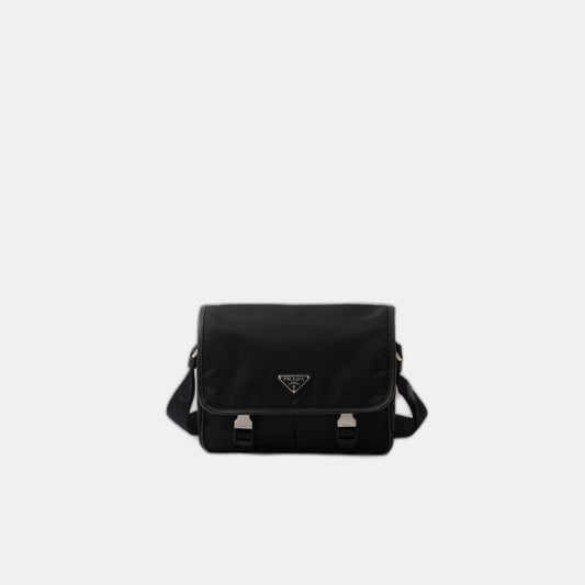 Sac porté épaule en Re-Nylon et cuir Saffiano - #12
