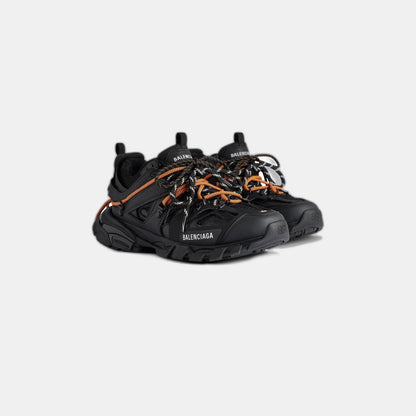 SNEAKER TRACK TRAIL LACES POUR HOMME EN NOIR/ORANGE