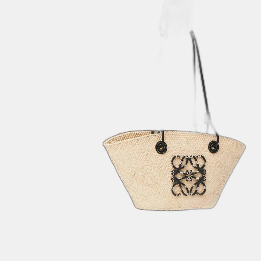 Loewe - Anagram en palmier Iraca et cuir de veau