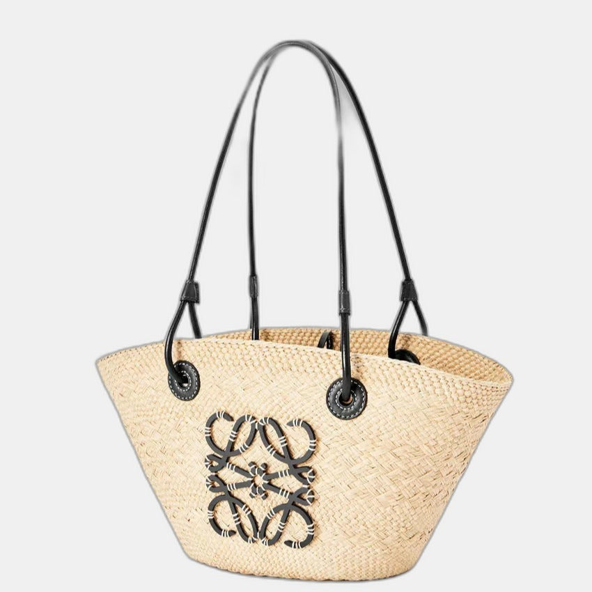 Loewe - Anagram en palmier Iraca et cuir de veau