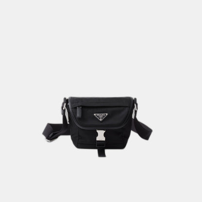 Sac porté épaule en Re-Nylon et cuir Saffiano - #7