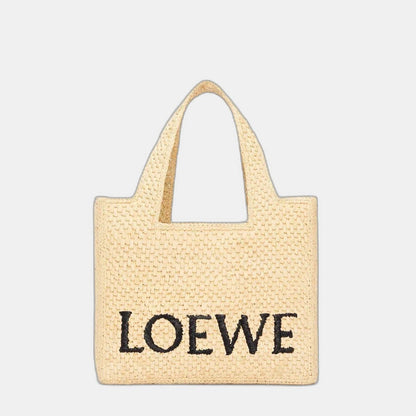 LOEWE - Font Tote Petit en raphia