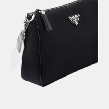 Sac porté épaule en Re-Nylon et cuir Saffiano - #1