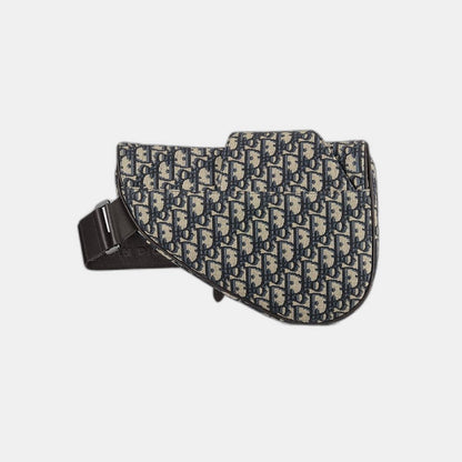 Sac Saddle Noir et Beige