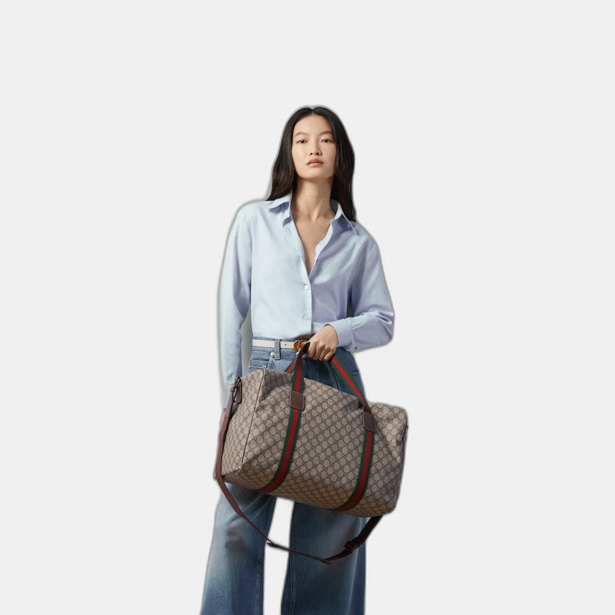 Sac de voyage avec bande Web moyen format - #1