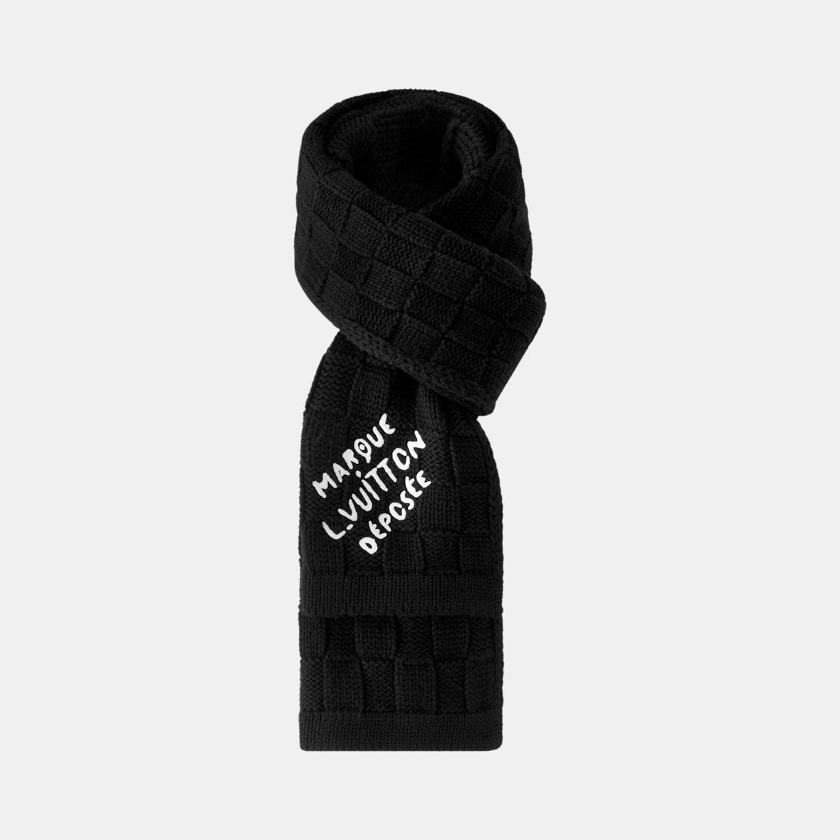 Bonnet et Écharpe Écharpe Damier Snug Noir