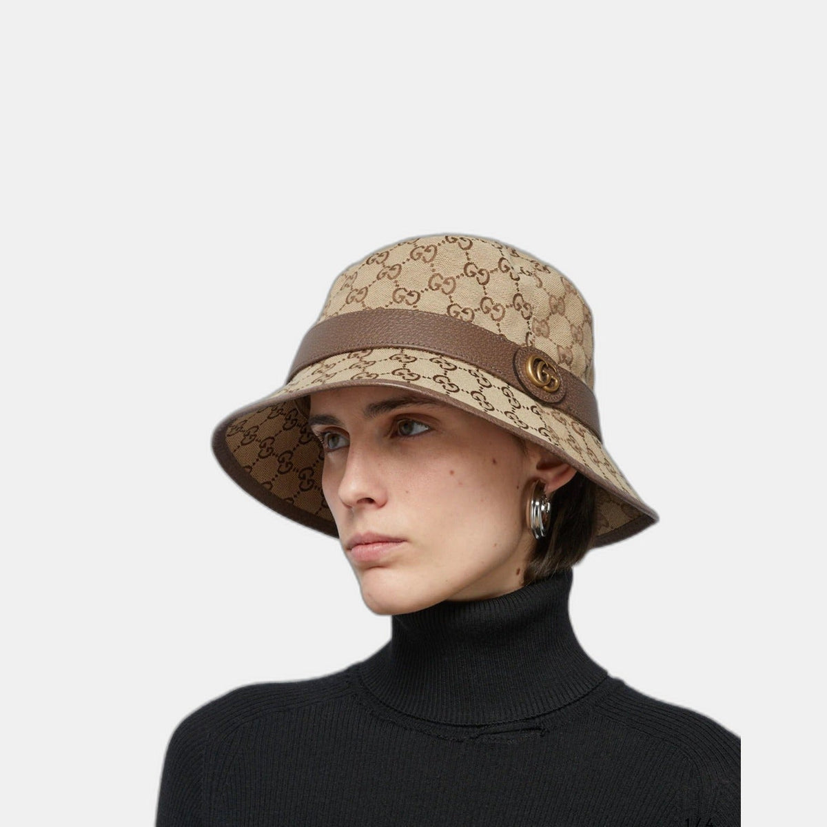 Chapeau bob en toile GG - Gucci casquette (2)