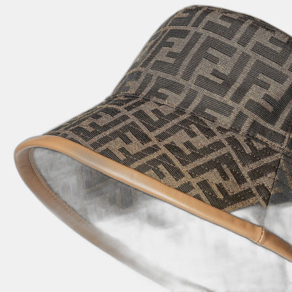 Bob en tissu jacquard FF brun