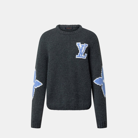 Pull en laine mélangée épaisse